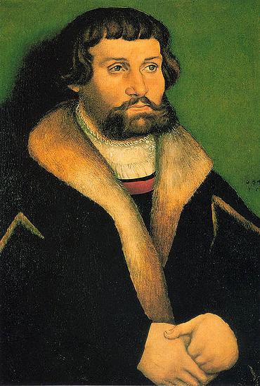 Hans Cranach Portrait of a Man Germany oil painting art